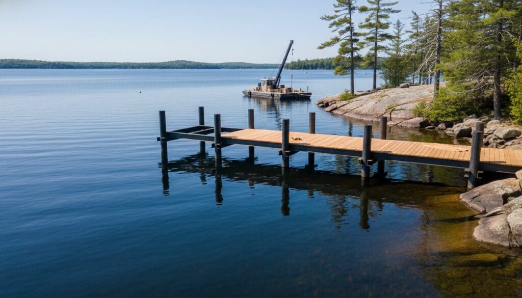 Steel Pile Dock Installation in Muskoka: The Permanent Waterfront Solution