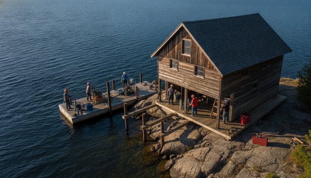 Boathouse Structural Repair in Muskoka: Preserving Your Waterfront Legacy
