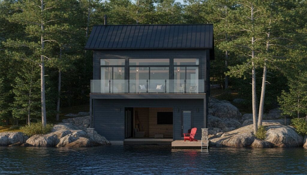 Boathouse Living Quarters Renovation: Modernizing Your Muskoka Waterfront Retreat
