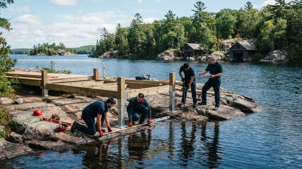 Building a Dock on a Rocky Shoreline: Muskoka Guide 2026