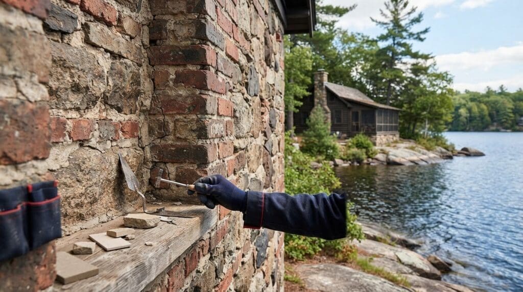 Cottage Renovation in Gravenhurst: Planning Heritage Masonry with Care